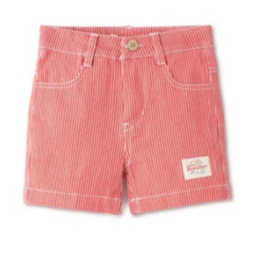 Railroad Stripe Shorts by Pastel
